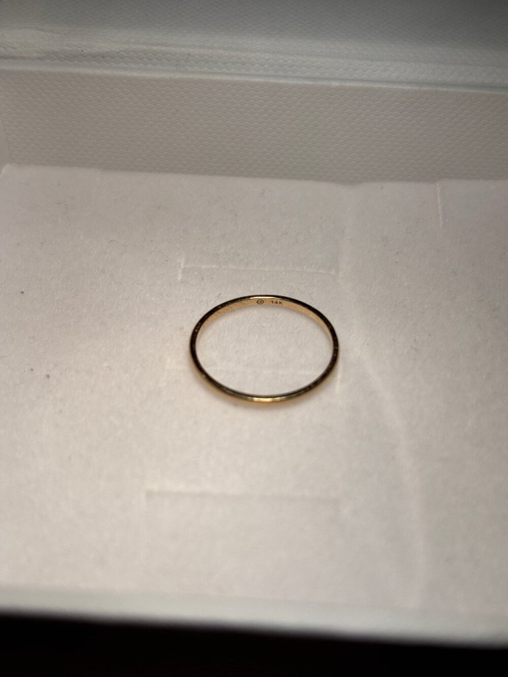 Stacker Ring 14K solid Gold - Picture 8 of 13